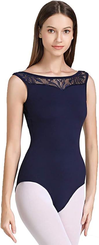 Women and Grils Lace Tank Leotards for Ballet Dance