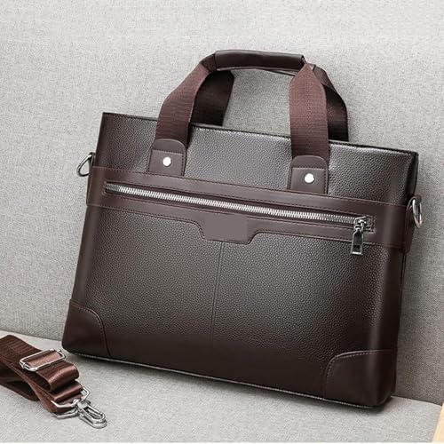 Briefcases for men Business bag MenBriefcase pu Leather Shoulder bag Briefcases Male Laptop Handbags Messenger Bags4