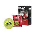 Vector X High Bounce Heavy Weight Tennis Ball for Cricket Practice, Street Match Ball, Training Exercise Ball for Outdoor & Indoor, Beginners & Pet Dog Play Ball (Pack of 6) Yellow gallery image