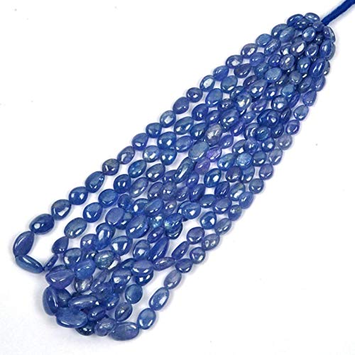 Perles de tanzanite véritables pour offrir un cadeau de joaillerie unique