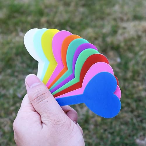 100Pcs Plant Labels, 10 Color Reusable Waterproof Plastic Plant Labels For Outdoor Garden #TOP4