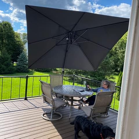 PURPLE LEAF 2.7 x 3.5 m Garden Parasol Cover