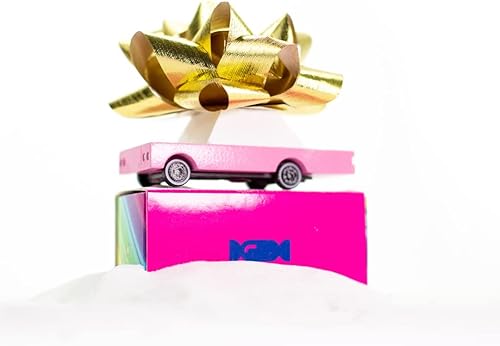 Miniatura 8 de Candylab Toys - CANDYCAR® World Collection - Juguete de coche de madera hecho a mano de primera calidad - Sedán rosa