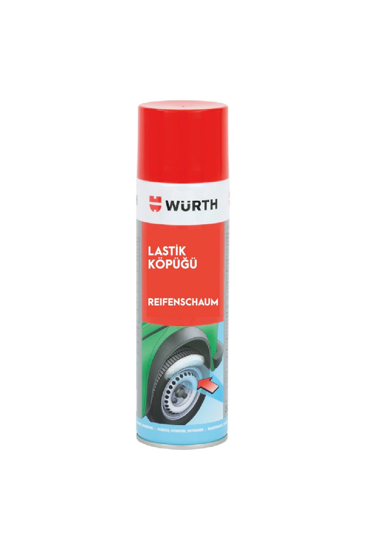 Würth Lastik Yanak Ve Tampon Parlatıcı Köpük 500 ml