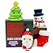 Slow Rising SANTA AND FRIENDS JUMBO SQUISHIES PACK in GIFT WORTHY BOX: Santa, Christmas Tree, Stocking & Snowman Kawaii Soft Squishy Toys & BONUS Stickers Come With the Squishys!