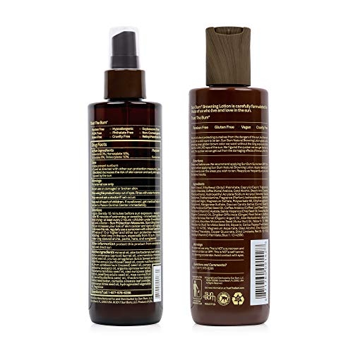 Sun Bum Sun Bum Browning Lotion and Spf 15 Tanning Oil Vegan and Reef
