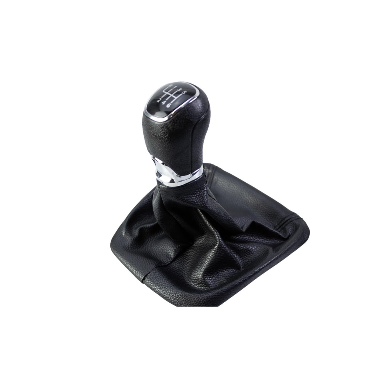 AMYALIN Car Gear Shift Knob for Skoda for Octavia 2 A5 A6 2004-2012 Manual Transmission Shift Knob Head Rod Vehicle Replacement Parts(for 6 Speed)