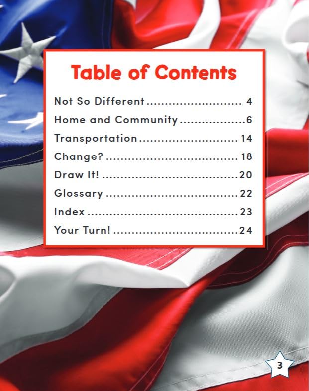America Then and Now - Social Studies Book for Kids - Great for School Projects and Book Reports (Social Studies: Informational Text) - Image 3