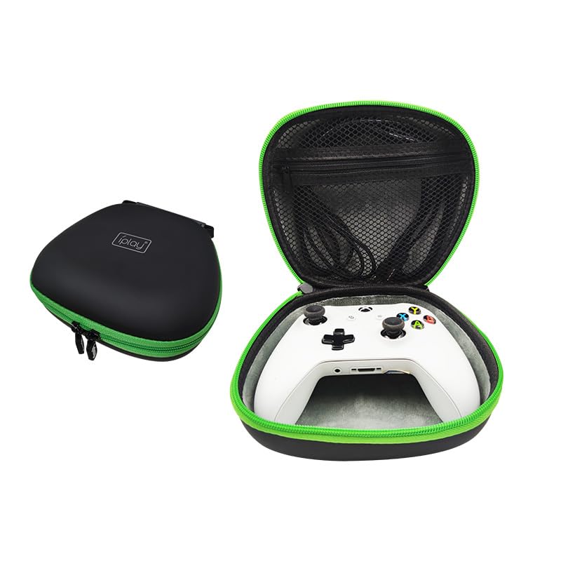 JOYSOG Für Xbox Controller Case, EVA Hard Travel Case für Xbox Series X/Series S Game Controller Aufbewahrungstasche, Schwarz , Taschen-Organizer