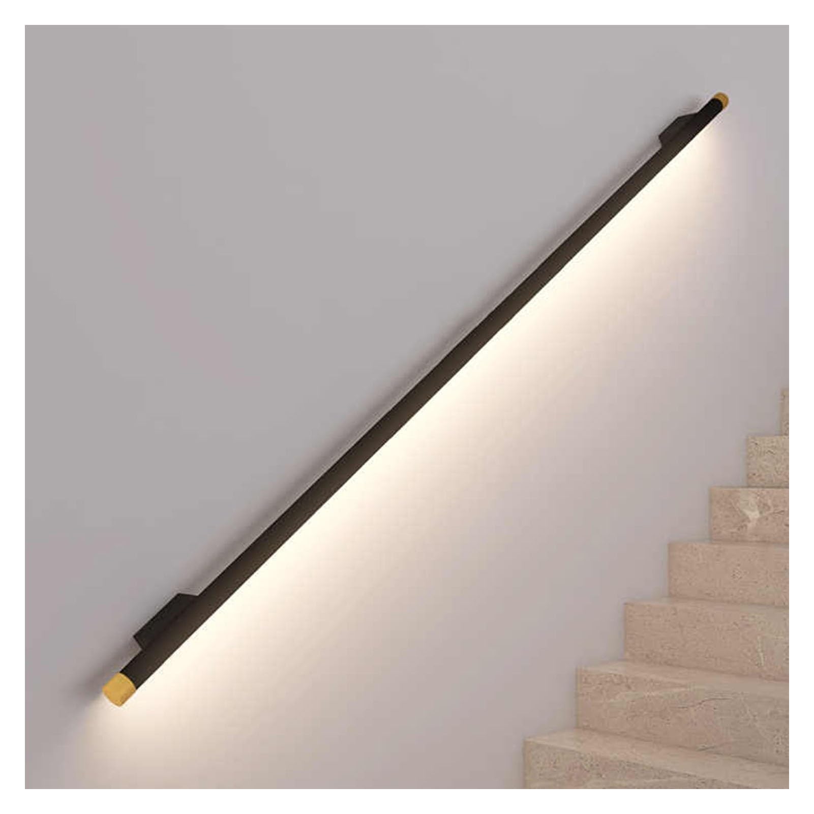 Barre de sécurité murale en aluminium pour couloir et grenier