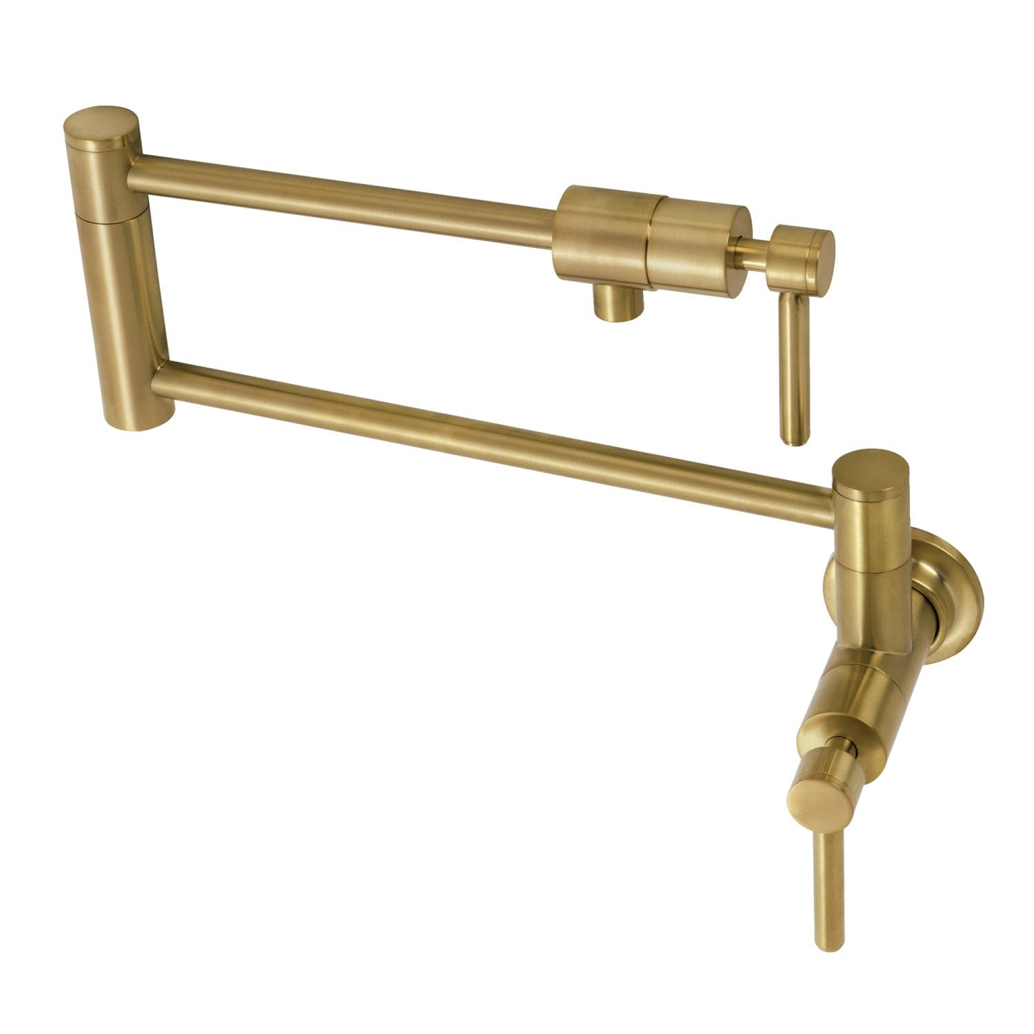 Grifo de cocina para llenar ollas KS4107DL en latón cepillado para pared