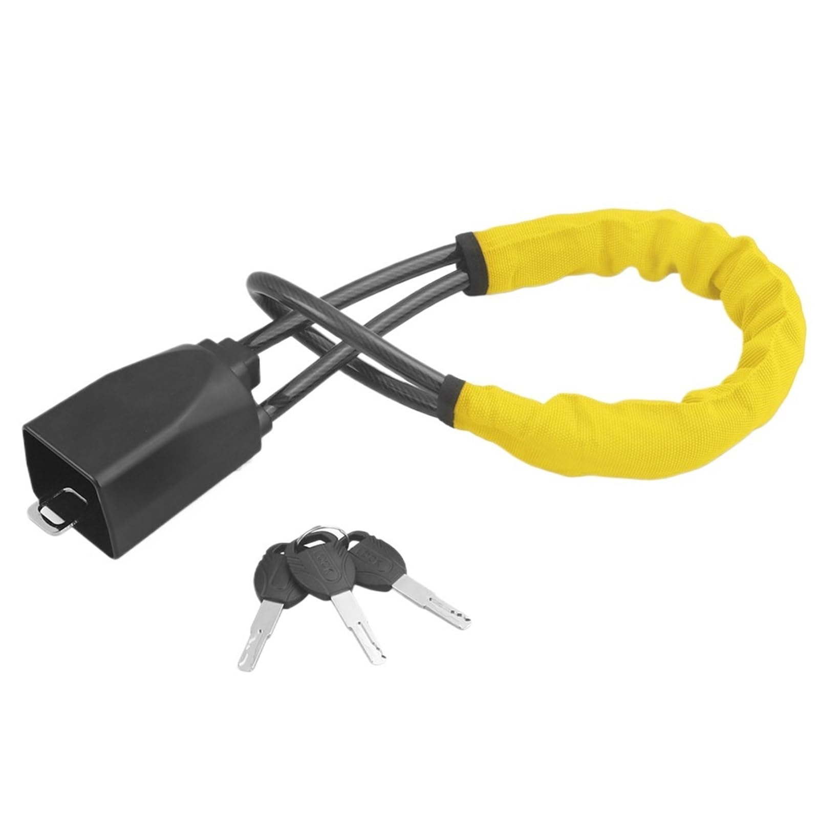 Blocco per Volante e Cintura di Sicurezza, Camion con bloccaggio del Volante(Yellow)