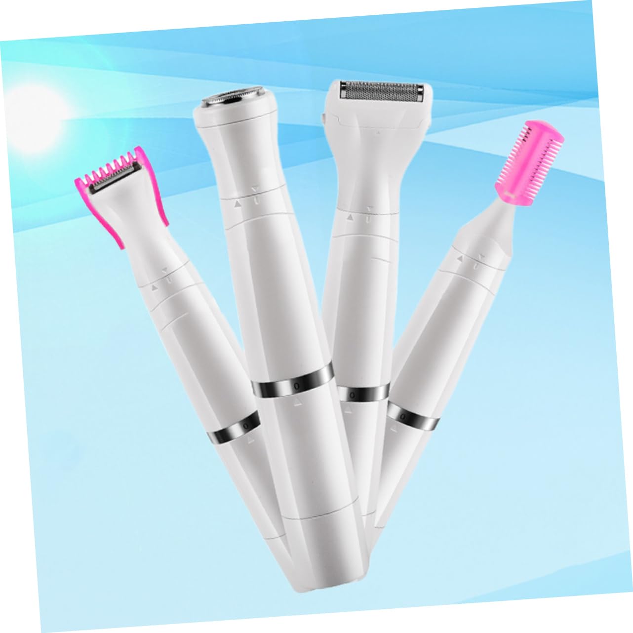 Baluue 1pezzi Rasoio Epilatore Portatile Per Ascelle e Ricaricabile Usb Design in Per Occasione