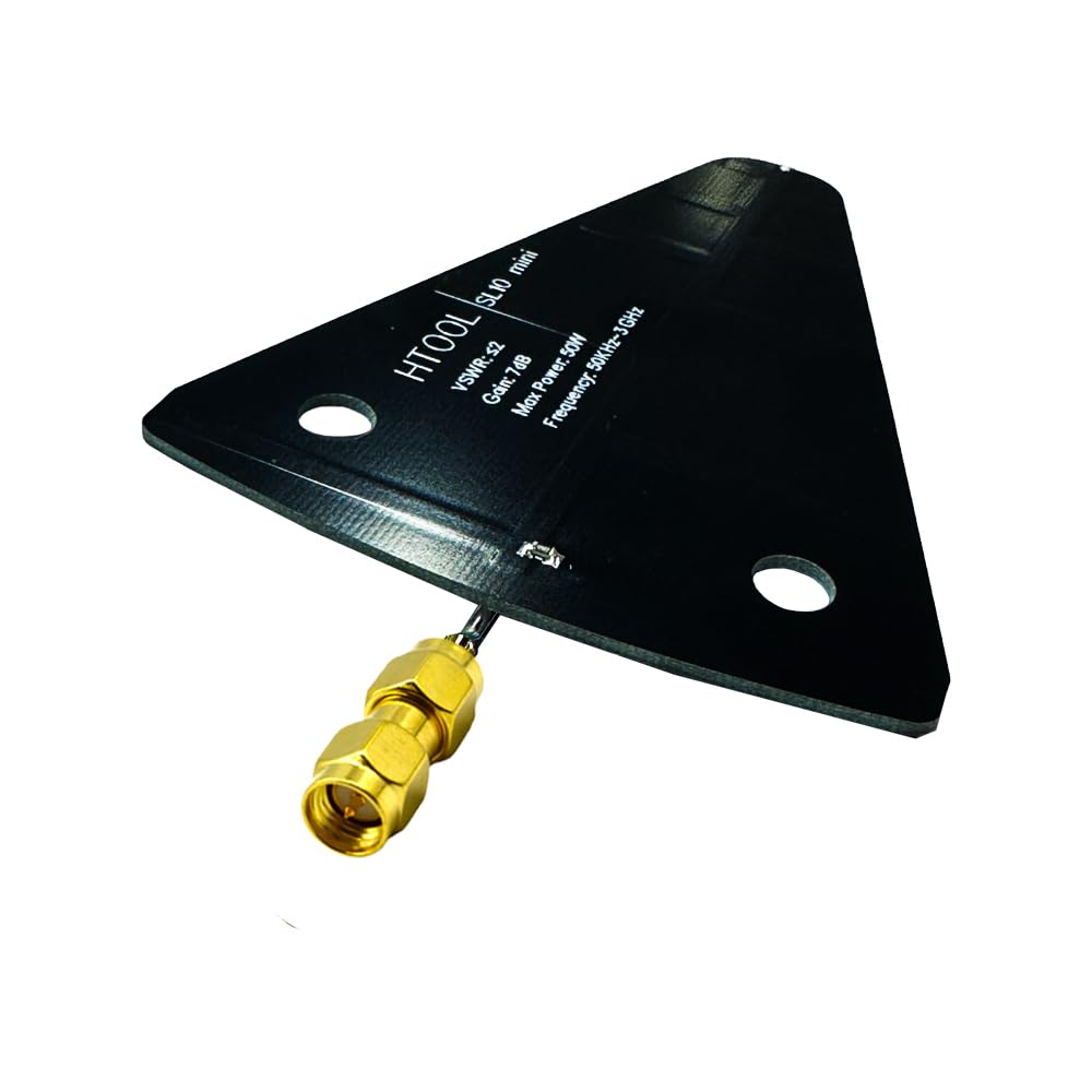 Antenna a banda larga direzionale 50KHz-3000MHz ad alto guadagno Log-Periodic Antenna per test a microonde RF, UWB, EMC, trasmissione radiofonica di monitoraggio/ricezione bidirezionale