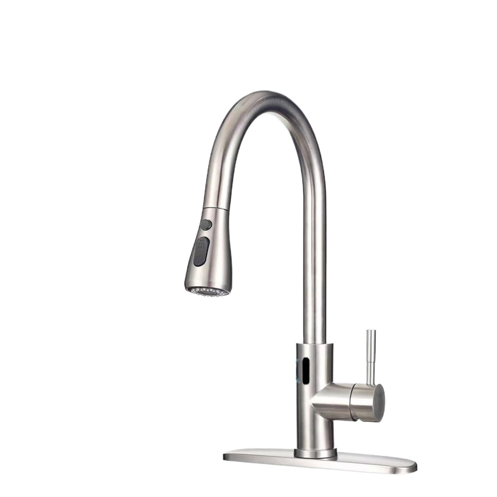 Smart Infrared Sensing Inductive Pull-Out Kitchen Sink Faucet Multifunctional Hot Cold Tap Tap Washbasin Faucets Mixer(Pull-Out Style,G1/2)
