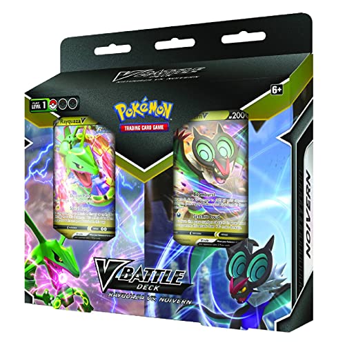 Pokémon Sammelkartenspiel: V-Kampfdeck Bundle Rayquaza vs. UHaFnir (eins zufällig ausgewählt), Kartenspiel, ab 6 Jahren, für 2 Spieler, über 10 Minuten Spieldauer – Bild 3