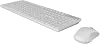 Everest KM-730 White Wireless Q Multimedia Keyboard + Mouse Set