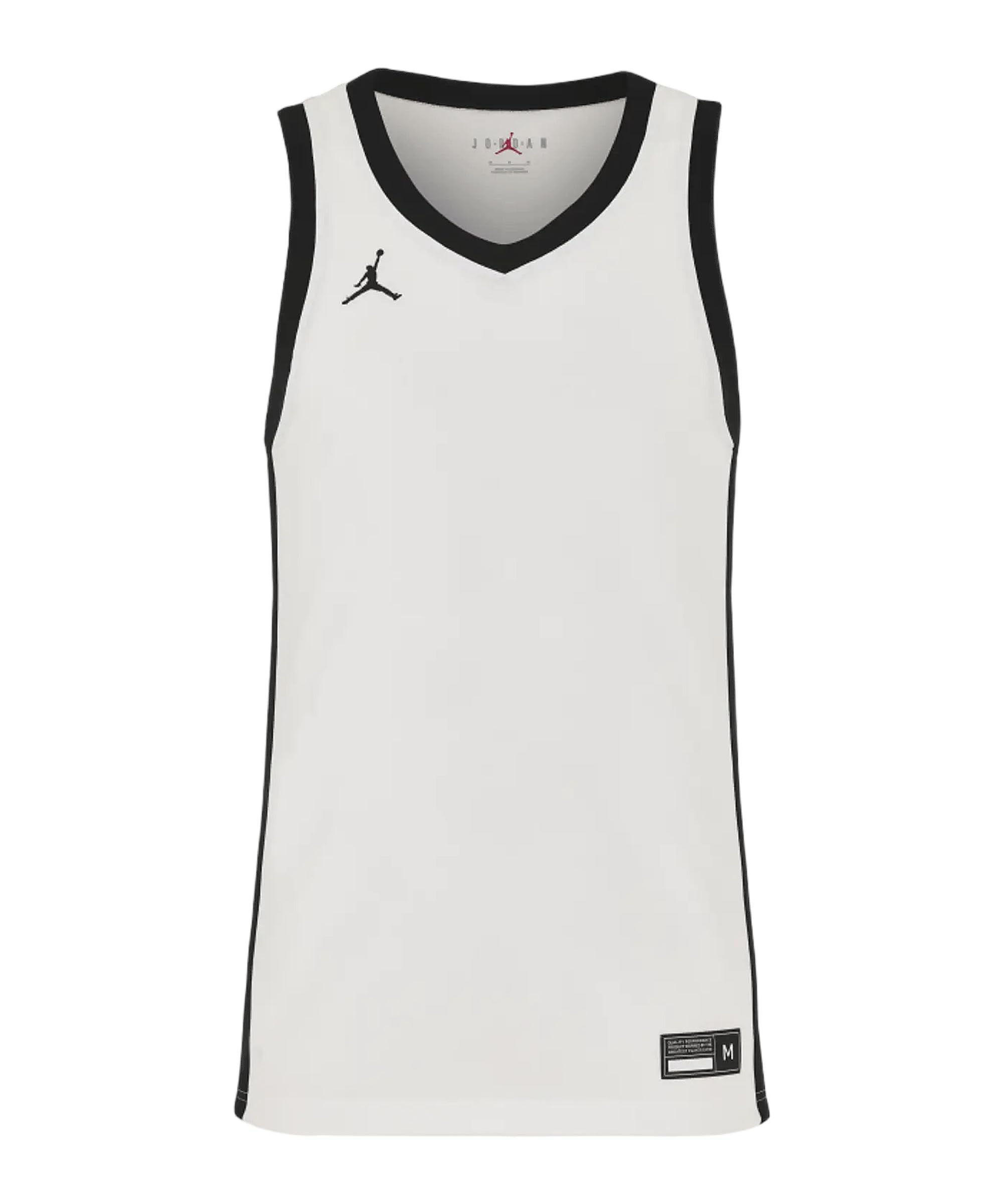 NIKE Canotta Basket Uomo Jordan Team25 Basketball Stock Jersey White Taglia XL