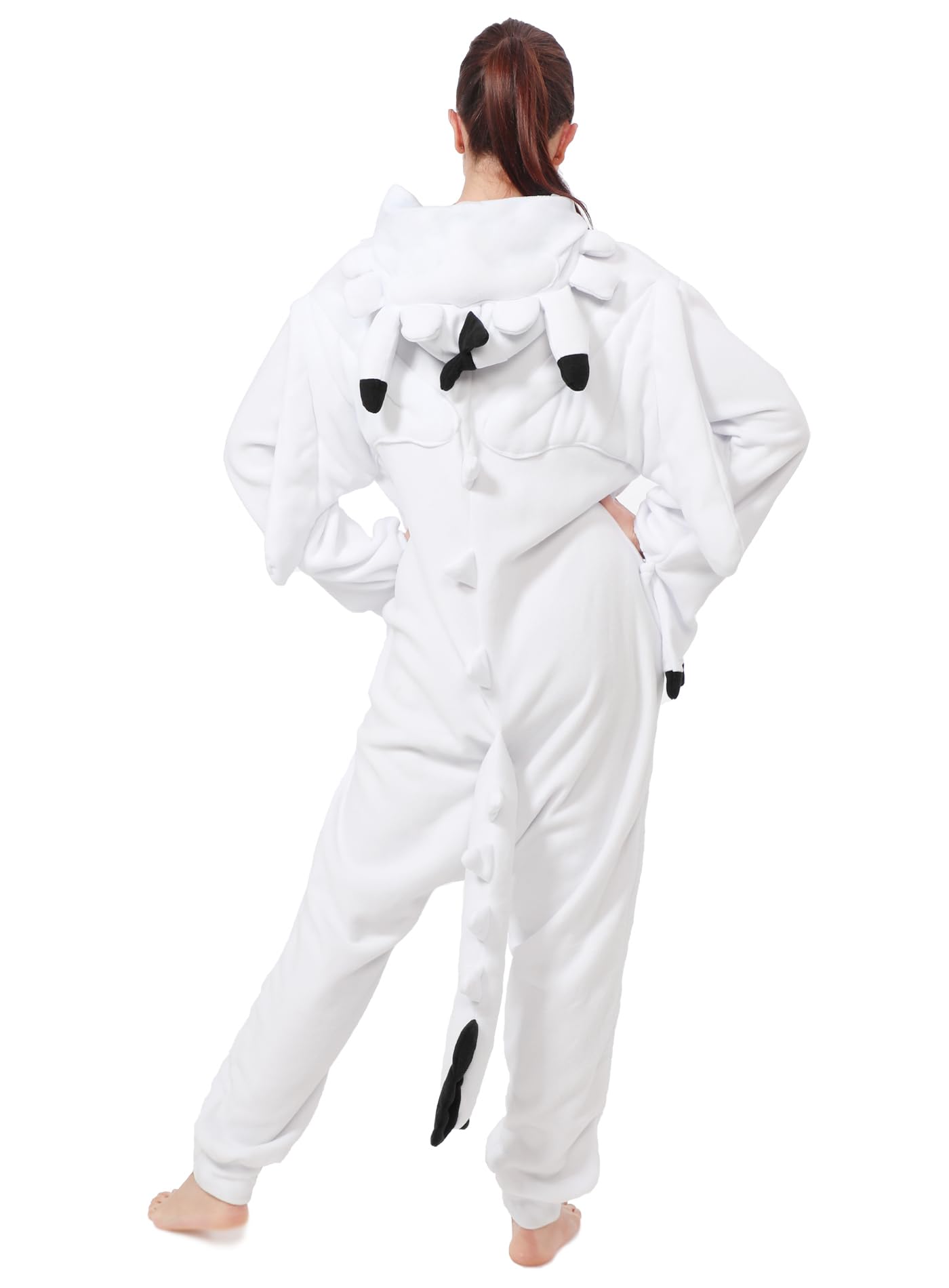 dressfan Unisex Drago Costumi Drago Pigiama Tuta Halloween Carnevale Costumi e Cosplay,Regali Pigiama di Natale per Donna Uomo