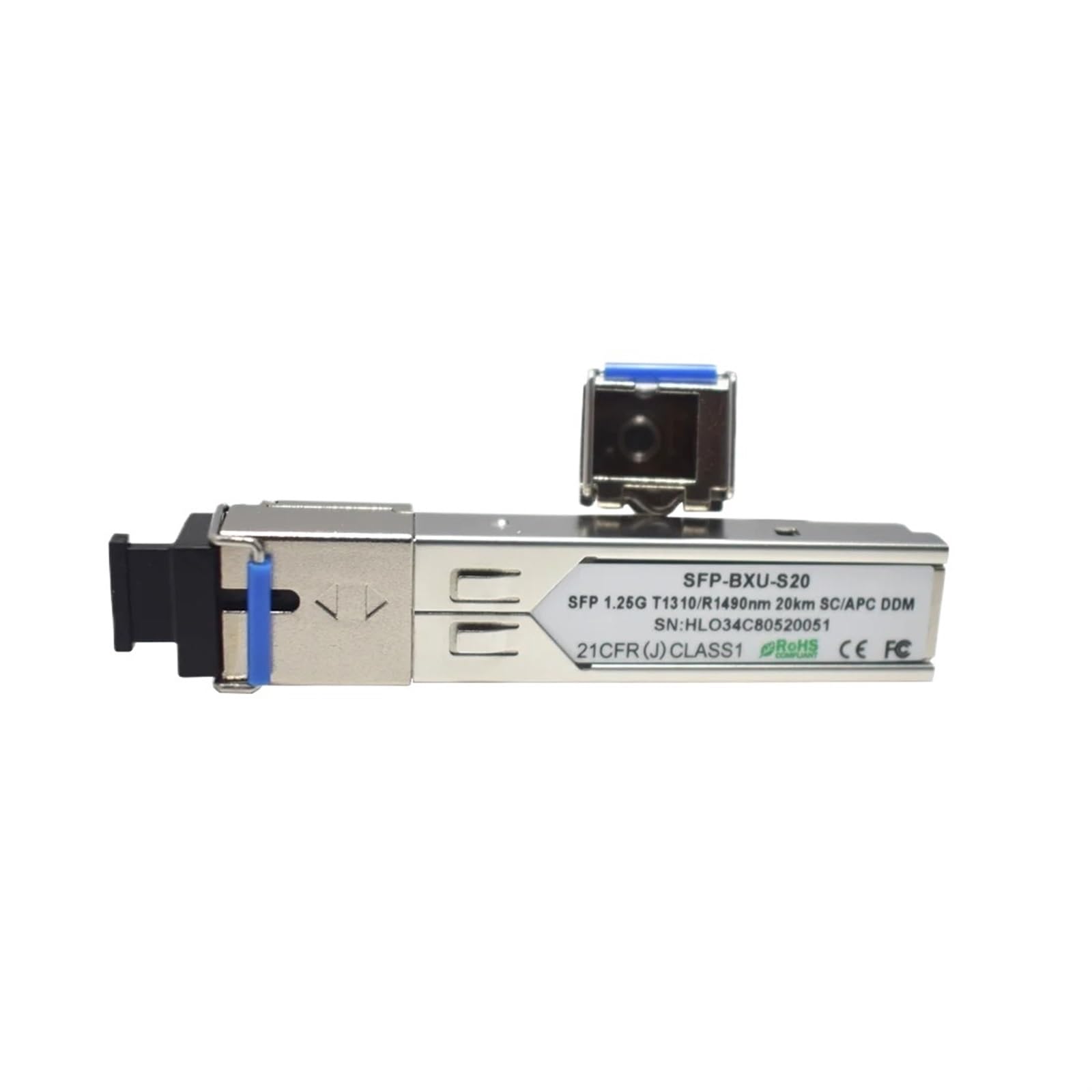 Transceptor Dom de 1000BASE DWM SFP T1310nm/R1490nm los 20KM LC/SC SFP(1 Pair LC)
