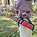 SHENG-RUI Archery Arrow Quiver Holder Left Hand,3-Tubes Hip Quiver Arrow Bag with Adjustable Belt for Youth & Adults Arrows Hunting Target Practicing