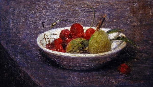 Tableau toile cerises et amandes pour éliminer la monotonie de vos murs blancs tristes