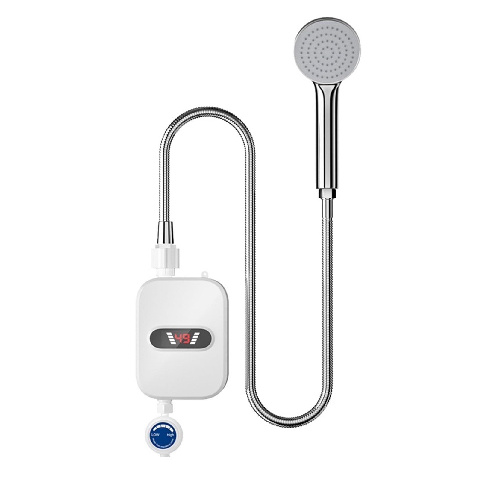 Scaldabagno Elettrico Istantaneo Da 3500 W Riscaldamento In 3 Secondi Bagno Cucina Senza Serbatoio Display Della Temperatura Doccia Riscaldante Veloce E Comodo
