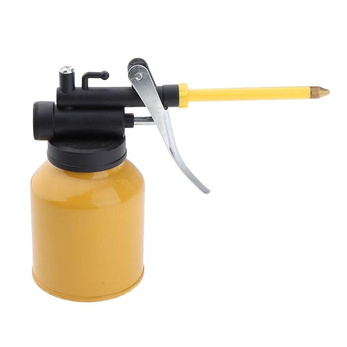 Buy LOVIVER 250ML High Pressure Pump Oiler Oil Can Steel Machine Oiler