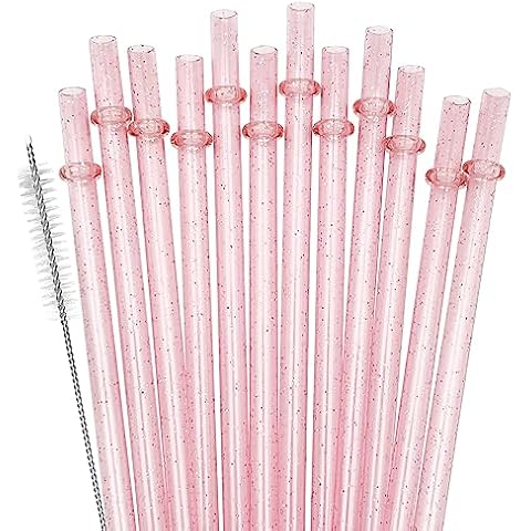 SUNDEE Glitter Reusable Drinking Straws Set Cover