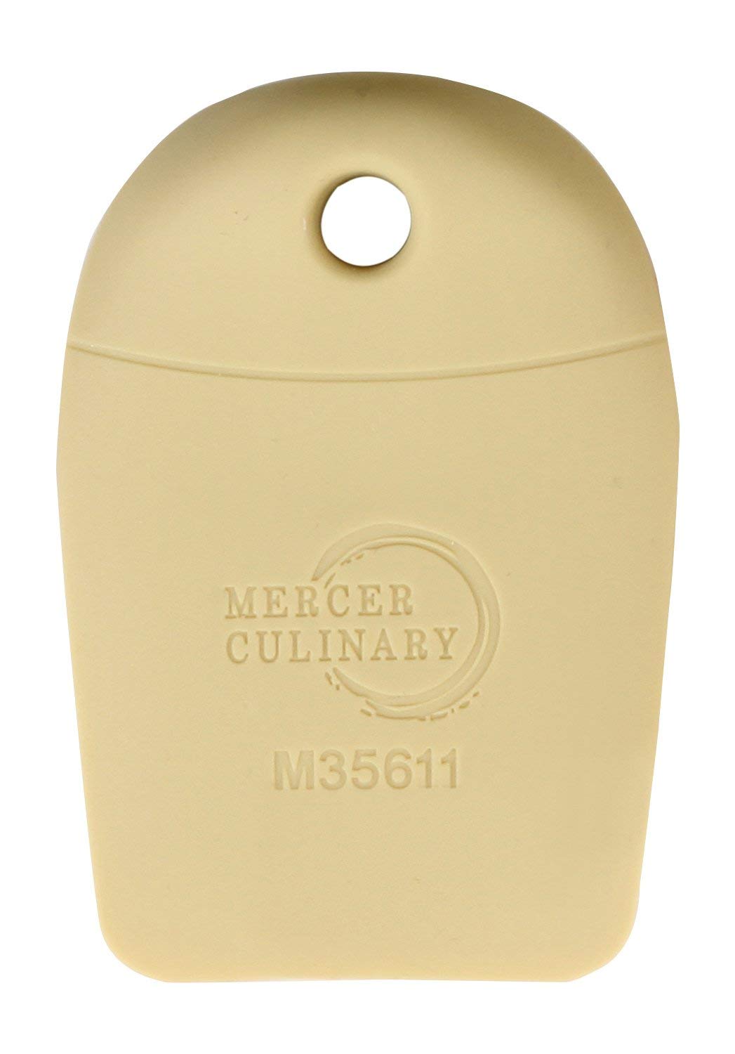 Mercer Culinary Silicone Plain Edge Plating Wedge, Multi-Colour, 3 3/4" x 2 1/2" (9.5 x 6.4 cm)