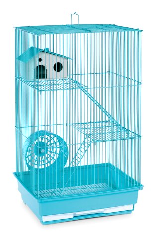 Prevue Hendryx SP2030G Three Story Hamster and Gerbil Cage, Mint Green