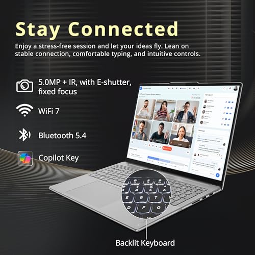 Image of Lenovo Yoga Pro 9i 16 inch 2.8K OLED Touchscreen Laptop, Intel Ultra 9 285H, NVIDIA GeForce RTX 5050, 32GB RAM, 5TB Storage(4TB SSD+1TB Docking Station), Backlit Keyboard, Wi-Fi 7, Win 11 Pro, Grey