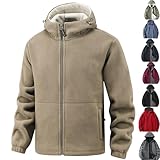 Photo Gallery gagfda giacca da uomo a doppio strato in pile con cappuccio, multi tasche, per l inverno, all aperto, casual, escursionismo, passeggiate, giacche da uomo, ultra caldo, con zip intera, felpe in pile Photo Gallery gagfda giacca da uomo a doppio strato in pile con cappuccio, multi tasche, per l inverno, all aperto, casual, escursionismo, passeggiate, giacche da uomo, ultra caldo, con zip intera, felpe in pile