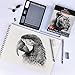 Brusarth Professional Sketch Pencils for Drawing Set - Graphite Pencils (4H-10B), Graphite Sticks, Erasers and Sharpener, Art Pencils for Sketching- Ideal for Artists and Beginners,17Pcs