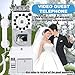 Video & Audio Guest Book Wedding Phone Guestbook,1080p Video Audio Wedding Phone,32/64/128g Customized Video Audio Guest Book Alternatives-Lens Recording,For Wedding Bridal Shower,Birthday ,Black32g