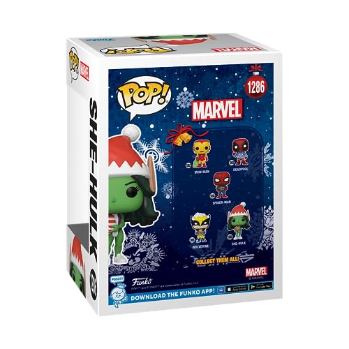 Funko POP Marvel Holiday She Hulk 9 cm - vue 6