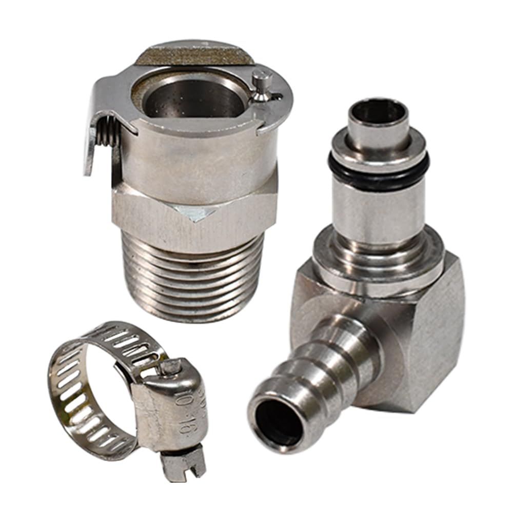 Bomba de descarga rápida de doble conector para gasolina Kit de reparación Bomba de combustible de metal Compatible con BMW R1200GS ADV R1200RT S1000RR K1200R K1300R K1600GTL HP4 Rninet