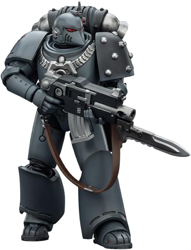 JOYTOY Warhammer 40K 1/18 Action Figure Alpha Legion MKVI Tactical Legionary 4.8in Mecha Toy Collector's Gift. Suitable for 15 Years and Above