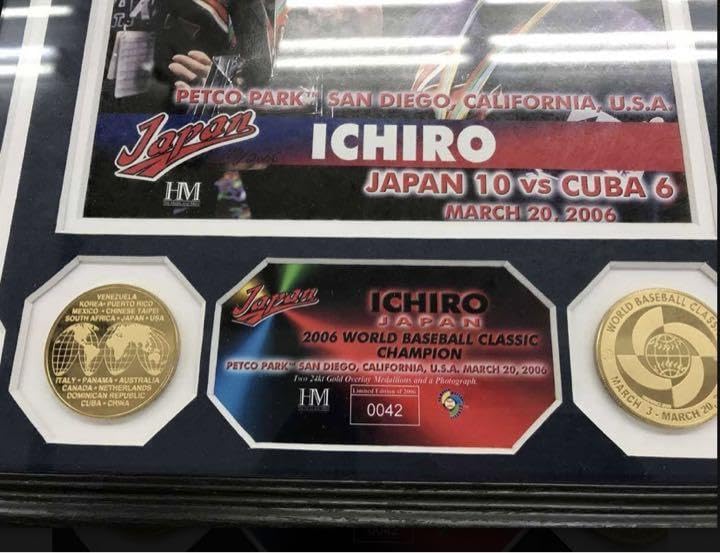 Ichiro ICHIRO Japan National Representative Limited 2006 Piece Wall Hanging with Serial Number