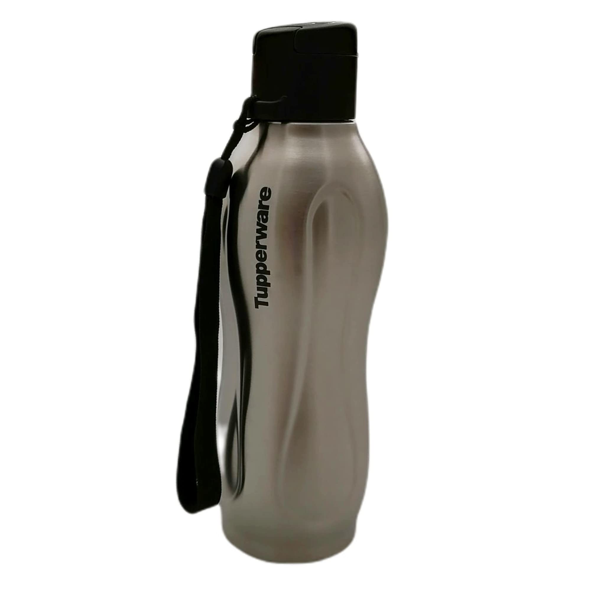 Tupperware Lot De 2 Bouteilles à Bouchon Rabattable Noir 310 L