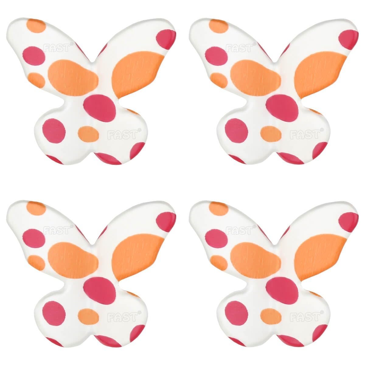 FAST Butterfly Colourful Pull Knob Handle for Furniture Cabinet Drawer & Door (4, Multi Bubble)-image-29