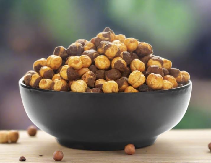 900 Gram Roasted Chana Desi Chickpeas | Whole with Skin | Healthy Crunchy Vegan Gluten-Free High Protein Snack | Authentic Traditional Bihari Bhuna Chana Snacks