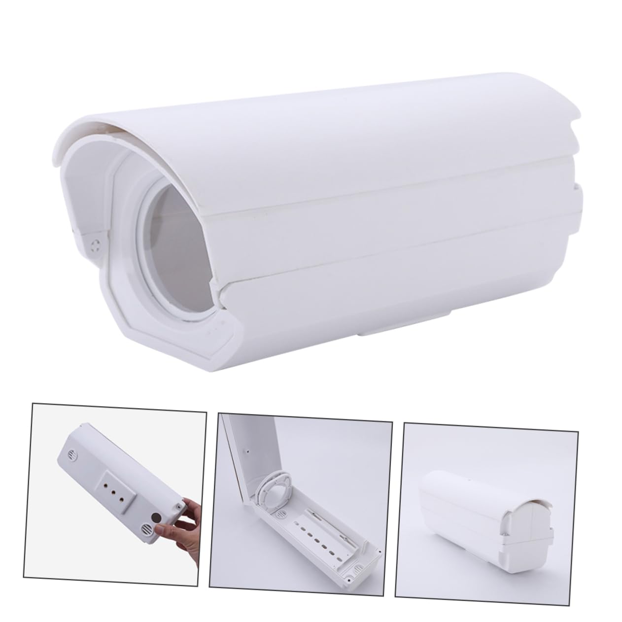 Tofficu 2 Pièces Housse de Protection Plastique pour Caméra Extérieure Protection Buée avec Lentille à Haute Transmittance Résistante Aux Intempéries et Extérieurs