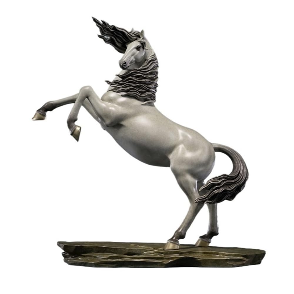 CHICKEN Bronze Living Room Ornaments Creative Copper Horse Desktop Ornaments Home Living Room Office Handmade Statue Decoration Crafts Ornaments to Attract Wealth