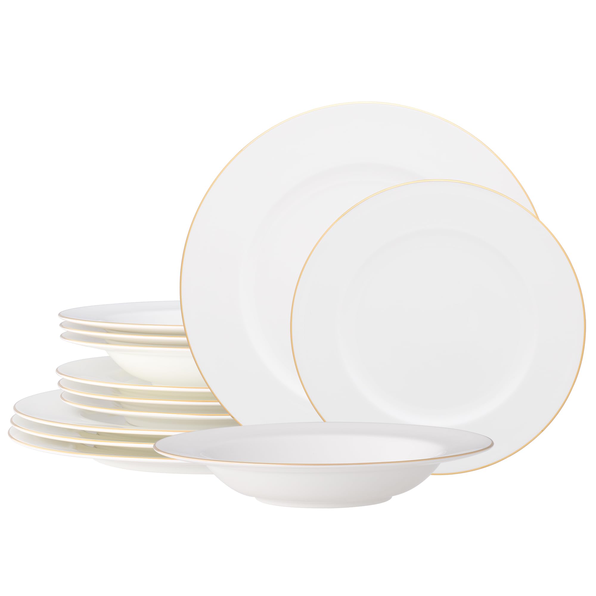 Accompanist 12-Piece Dinnerware Set, Service for 4