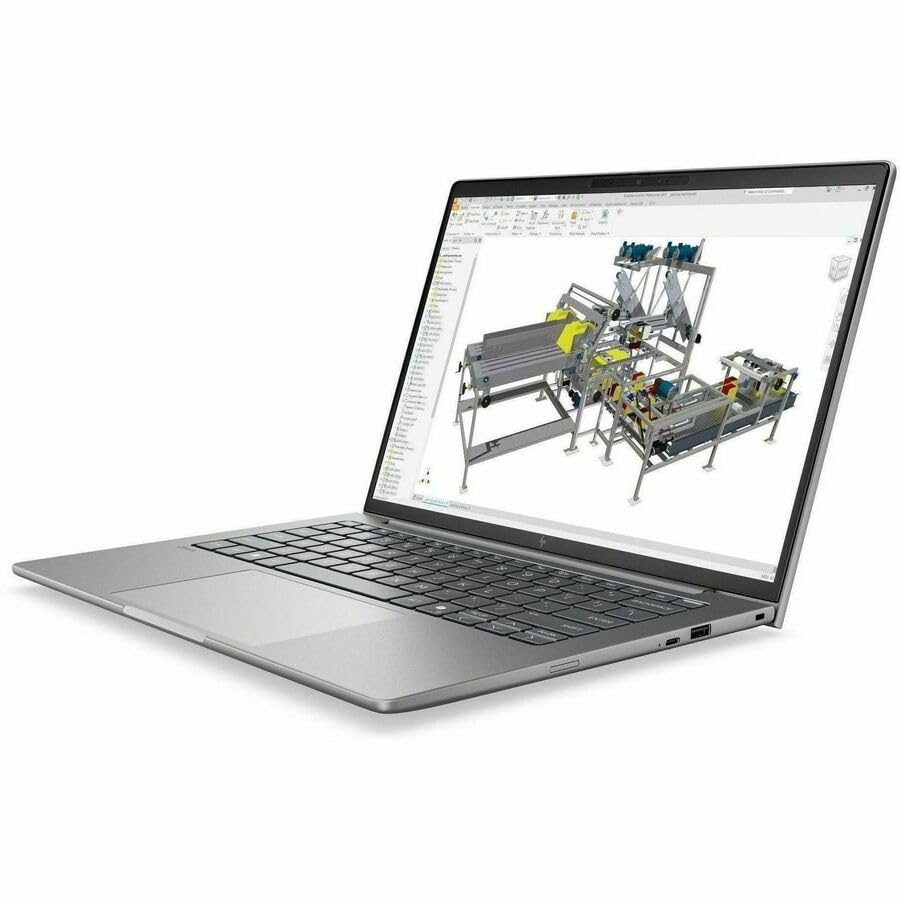 Image of HP ZBook 8 G2a 14 inch Touchscreen Copilot+ PC Mobile Workstation - WUXGA - 60 Hz - AMD Ryzen AI 9 HX PRO Ryzen AI PRO 400 Series 470-32 GB - 512 GB SSD - English Keyboard - Meteor Silver - AMD Chip - 1