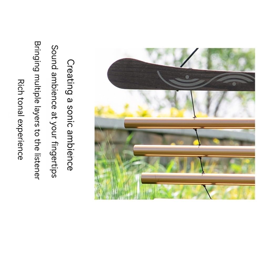 Ręcznie korbowana belka, indyjski instrument ludowy, belka z drewna jesionowego, czarna rura aluminiowa, ręczny kij z 10 belkami, przyrząd do terapii dźwiękiem do medytacji jogi, kuranty do medytacji