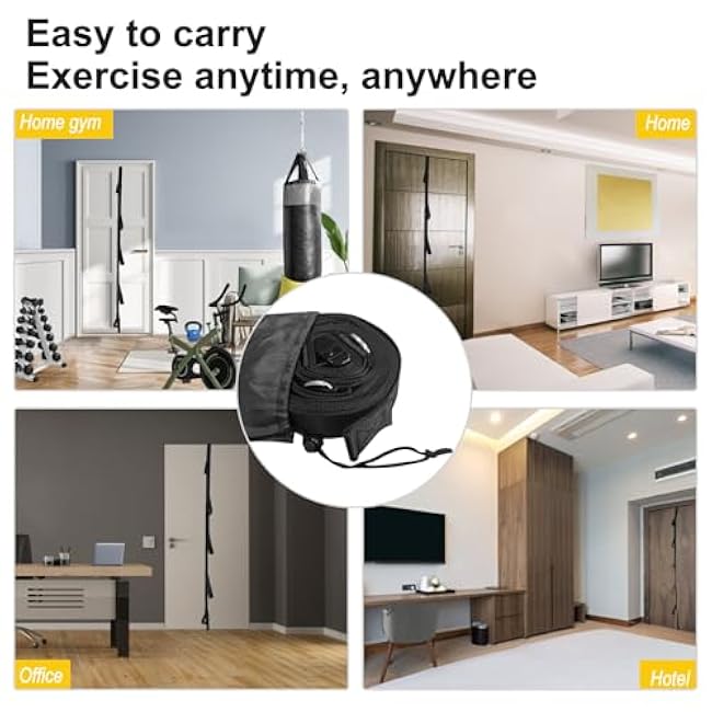 Door Anchor Strap for Resistance Bands: Portable Multi Point Resistance Band Door Anchor Strap Fitness Attachment for Gym & Home Workout