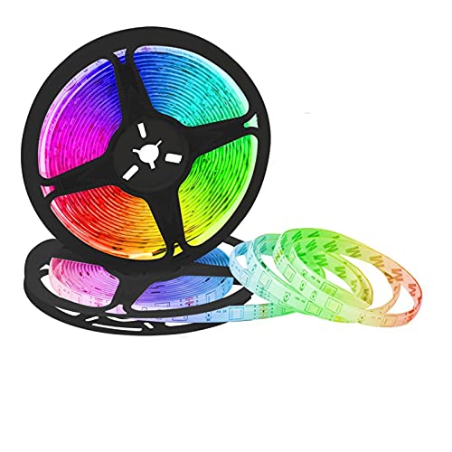 Luci a striscia a led Strisce luminose a LED controller wifi bluetooth rgb 5050 smd 2835 nastro flessibile retroilluminazione decorazione tv computer room diodo tape Luci a led luci a corda
