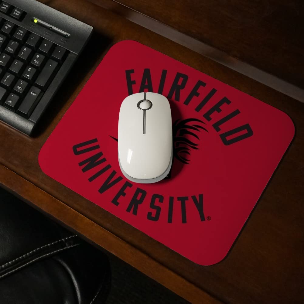 Fairfield University Stags Logo Low Profile Thin Mouse Pad Mousepad